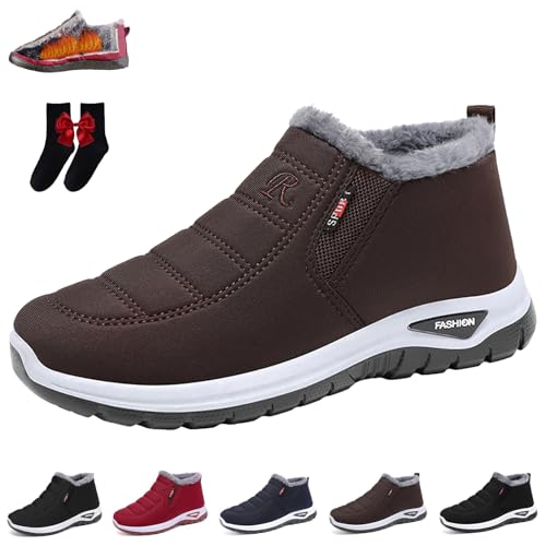 HItianya Podofit Winterstiefel, Podomax Orthopädischer Winterstiefel,Unisex- Winter Wasserdichte Rutschfeste Schneestiefel (B-Kaffeefarbe, Erwachsene, 39, Numerisch, EU Schuhgrößensystem, M) von HItianya
