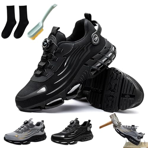 HItianya Vanolo Steelstep Orthoschuhe, Die Bequemsten Sicherheitsschuhe Herren, Anti-Smash Und Anti-Punktur OrthopäDische für Arbeit & Sport (B, Erwachsene, 40, Numerisch, EU Schuhgrößensystem, M) von HItianya