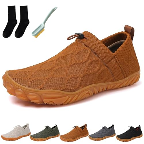 HItianya Velostep Schuh, Velostep Barfußschuhe Herren Reduziert Knieschmerzen und Schwellungen, rutschfeste und Leichte für Traillauf (C, Erwachsene, 43, Numerisch, EU Schuhgrößensystem, M) von HItianya
