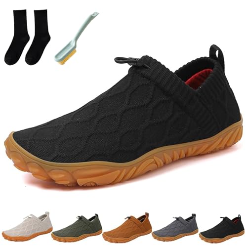 HItianya Velostep Schuh, Velostep Barfußschuhe Herren Reduziert Knieschmerzen und Schwellungen, rutschfeste und Leichte für Traillauf (D, Erwachsene, 40, Numerisch, EU Schuhgrößensystem, M) von HItianya
