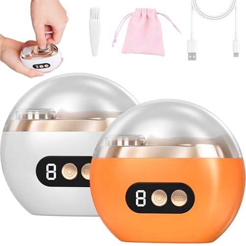 Multi-Functional Electric Nail Trimmer, 4 in 1 Elektrischer Nagelknipser, Automatischer Nagelknipser Polierer mit Led-Licht & 3 Stufen, füR Babys,Erwachsene,Senioren (2Pcs) von HItianya