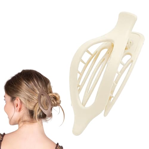 Non Slip Jaw Clips, Flat Claw Clips, Flat Claw Clips for Thick Hair, Flat Claw Clips for Fine Hair, Non Slip Jaw Clip, Flat Claw Clips for Women Fine Hair (B) von HItianya