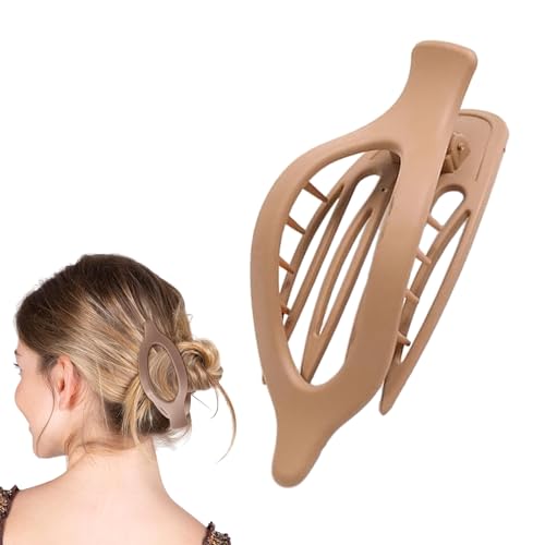 Non Slip Jaw Clips, Flat Claw Clips, Flat Claw Clips for Thick Hair, Flat Claw Clips for Fine Hair, Non Slip Jaw Clip, Flat Claw Clips for Women Fine Hair (D) von HItianya