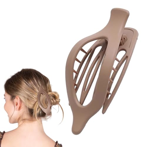 Non Slip Jaw Clips, Flat Claw Clips, Flat Claw Clips for Thick Hair, Flat Claw Clips for Fine Hair, Non Slip Jaw Clip, Flat Claw Clips for Women Fine Hair (F) von HItianya