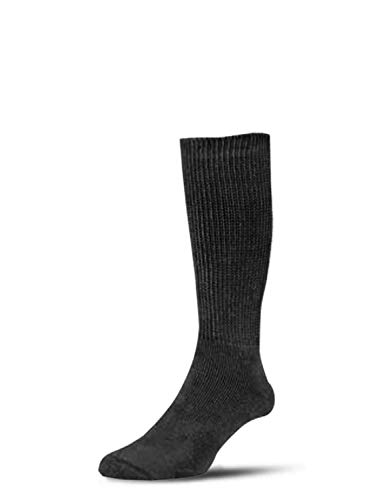 HJ Hall Männer 1 Paar Wolle Diabetische Socken 11-13 Herren Schwarz von HJ Hall