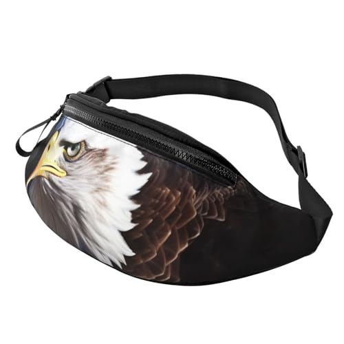 Bauchtasche für Damen und Herren, Schulter-Rucksack, Adler, Crossbody-Tasche, Gürteltaschen mit verstellbarem Riemen Bauchtasche für Damen und Herren, Schulter-Rucksack, Adler, Crossbody-Tasche, Gürteltaschen mit verstellbarem Riemen von HJBNW