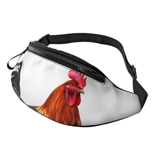 Bauchtasche für Damen und Herren, Schultertasche, Huhn, Crossbody-Tasche, Gürteltaschen mit verstellbarem Riemen Bauchtasche für Damen und Herren, Schultertasche, Huhn, Crossbody-Tasche, Gürteltaschen mit verstellbarem Riemen von HJBNW