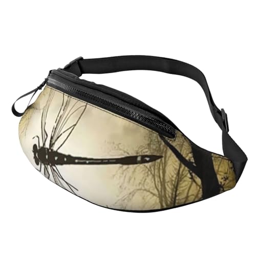 Bauchtasche für Damen und Herren, Schultertasche, Libellen, Umhängetasche, Gürteltaschen mit verstellbarem Riemen Bauchtasche für Damen und Herren, Schultertasche, Libellen, Umhängetasche, Gürteltaschen mit verstellbarem Riemen von HJBNW