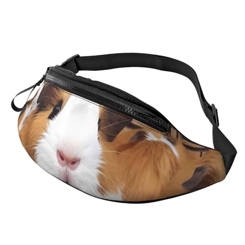 Bauchtasche für Damen und Herren, Schultertasche, Meerschweinchen, Crossbody-Tasche, Gürteltaschen mit verstellbarem Riemen Bauchtasche für Damen und Herren, Schultertasche, Meerschweinchen, Crossbody-Tasche, Gürteltaschen mit verstellbarem Riemen von HJBNW