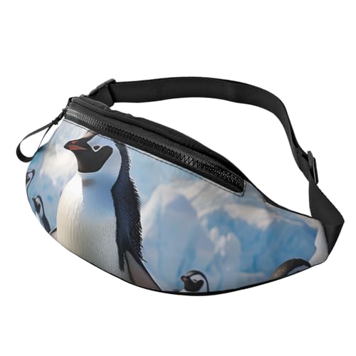 Bauchtasche für Damen und Herren, Schultertasche, Pinguine, Umhängetasche, Gürteltaschen mit verstellbarem Riemen Bauchtasche für Damen und Herren, Schultertasche, Pinguine, Umhängetasche, Gürteltaschen mit verstellbarem Riemen von HJBNW