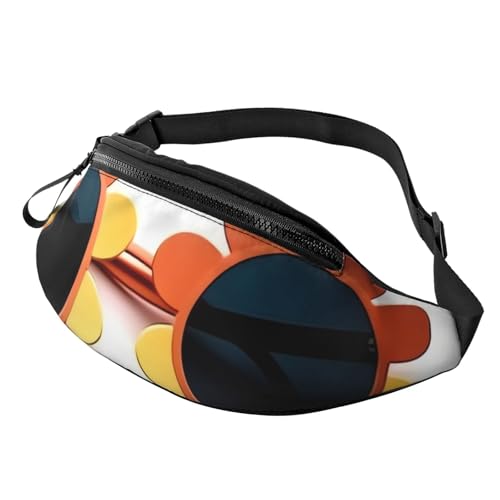 Bauchtasche für Damen und Herren, Schultertasche, Schultertasche, Gürteltasche mit verstellbarem Riemen Bauchtasche für Damen und Herren, Schultertasche, Schultertasche, Gürteltasche mit verstellbarem Riemen von HJBNW