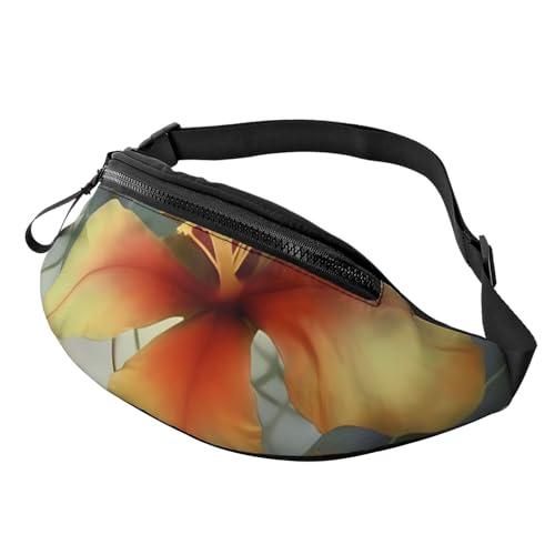 Bauchtasche für Damen und Herren, Schultertasche, Schultertasche, Gürteltaschen mit verstellbarem Riemen, Grün mit Eukalyptusblättern Bauchtasche für Damen und Herren, Schultertasche, Schultertasche, Gürteltaschen mit verstellbarem Riemen, Grün mit Eukalyptusblättern von HJBNW