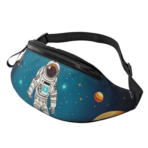 Bauchtasche für Damen und Herren, Schultertasche, Weltraum, Rakete, Astronaut, Umhängetasche, Gürteltaschen mit verstellbarem Riemen Bauchtasche für Damen und Herren, Schultertasche, Weltraum, Rakete, Astronaut, Umhängetasche, Gürteltaschen mit verstellbarem Riemen von HJBNW