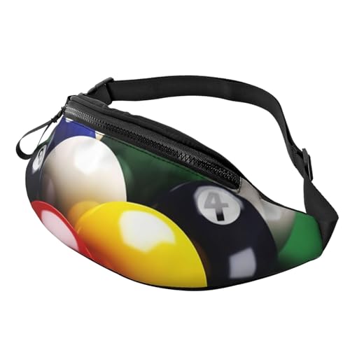 Gürteltasche für Damen und Herren, Schultertasche, Billard, Crossbody-Tasche, Gürteltaschen mit verstellbarem Riemen von HJBNW