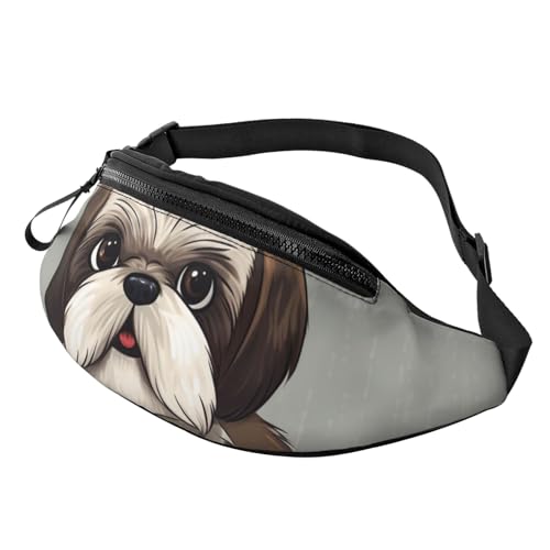 Gürteltasche für Damen und Herren, Shih Tzu Hund, Umhängetasche, Gürteltaschen mit verstellbarem Riemen Gürteltasche für Damen und Herren, Shih Tzu Hund, Umhängetasche, Gürteltaschen mit verstellbarem Riemen von HJBNW