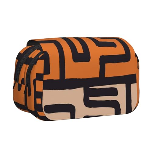 HJBNW Federmäppchen mit ethnischem Bohemian-Muster, mehrere Fächer, großes Fassungsvermögen, tragbare Make-up-Tasche für Männer und Frauen HJBNW Federmäppchen mit ethnischem Bohemian-Muster, mehrere Fächer, großes Fassungsvermögen, tragbare Make-up-Tasche für Männer und Frauen von HJBNW