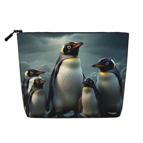 HJBNW Reise-Make-up-Tasche für Damen, große Kapazität, wasserdicht, tragbar, Kulturbeutel, Pinguin, Familie, Make-up-Tasche mit Reißverschluss, ästhetischer Make-up-Organizer für Damen, Geschenk HJBNW Reise-Make-up-Tasche für Damen, große Kapazität, wasserdicht, tragbar, Kulturbeutel, Pinguin, Familie, Make-up-Tasche mit Reißverschluss, ästhetischer Make-up-Organizer für Damen, Geschenk von HJBNW