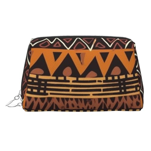 HJBNW Reise-Make-up-Tasche mit großem Fassungsvermögen, wasserdicht, tragbar, Kulturbeutel, afrikanischer Schlammstoff, Tribal-Make-up-Tasche mit Reißverschluss, ästhetischer Make-up-Organizer für HJBNW Reise-Make-up-Tasche mit großem Fassungsvermögen, wasserdicht, tragbar, Kulturbeutel, afrikanischer Schlammstoff, Tribal-Make-up-Tasche mit Reißverschluss, ästhetischer Make-up-Organizer für von HJBNW