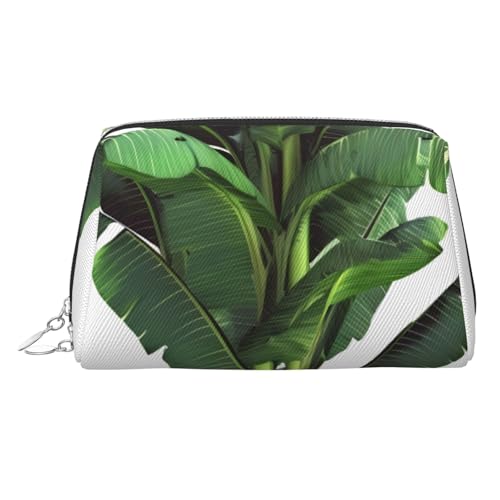 HJBNW Reise-Make-up-Tasche mit großem Fassungsvermögen, wasserdicht, tragbar, Kulturbeutel, tropische Bananenpalmenblätter, Make-up-Tasche mit Reißverschluss, ästhetischer Make-up-Organizer für Damen HJBNW Reise-Make-up-Tasche mit großem Fassungsvermögen, wasserdicht, tragbar, Kulturbeutel, tropische Bananenpalmenblätter, Make-up-Tasche mit Reißverschluss, ästhetischer Make-up-Organizer für Damen von HJBNW