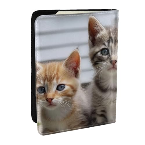Reisepasshülle für Kätzchen, Familie, Katzen, RFID-Reisepasshülle, Brieftasche, PU-Leder, Reisepasshülle, niedlicher Reisepassschutz für Damen und Herren Reisepasshülle für Kätzchen, Familie, Katzen, RFID-Reisepasshülle, Brieftasche, PU-Leder, Reisepasshülle, niedlicher Reisepassschutz für Damen und Herren von HJBNW