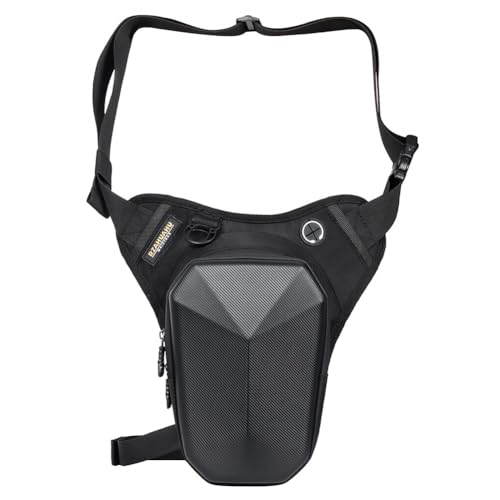 Beintasche Motorrad Drop Leg Bag Crossbody Schultertasche Hard Shell Motorrad Hüfttasche for Männer Frauen Radfahren Wandern Klettern von HJDGHU