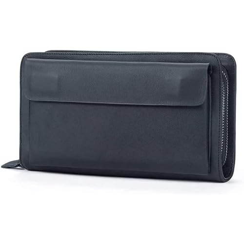 HJDQMDHA Geldbörse Echter Leder Reißverschluss Brieftasche Herrenkartenhalter für die Aufbewahrung von Kreditkartenwechsel Münzen Tasche mit großer Kapazitätsmut -Geldbörsen Privat HJDQMDHA Geldbörse Echter Leder Reißverschluss Brieftasche Herrenkartenhalter für die Aufbewahrung von Kreditkartenwechsel Münzen Tasche mit großer Kapazitätsmut -Geldbörsen Privat von HJDQMDHA
