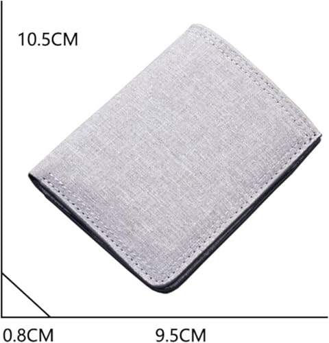 HJDQMDHA Geldbörse Feste Farb -Leinwand Brieftasche Mehrere Kartenschlitze Clutch -Tasche Herrenkartenhalter mit Reißverschluss Mode Kurzstils Style -Geldbörsen Privat HJDQMDHA Geldbörse Feste Farb -Leinwand Brieftasche Mehrere Kartenschlitze Clutch -Tasche Herrenkartenhalter mit Reißverschluss Mode Kurzstils Style -Geldbörsen Privat von HJDQMDHA