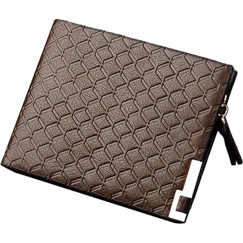 HJDQMDHA Geldbörse Gedruckte Business Wallet Short Design Card Halter ausreichend Großkapazität Münzbörsen Vintage Mode Münzen Tasche Privat von HJDQMDHA