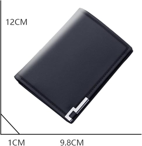 HJDQMDHA Geldbörse Kurzstil -Brieftasche für Männer Cowide Kartenhalter Mehrere Kartensteckplätze Clutch Bag Solid Color Geldbörsen Führerschein Privat HJDQMDHA Geldbörse Kurzstil -Brieftasche für Männer Cowide Kartenhalter Mehrere Kartensteckplätze Clutch Bag Solid Color Geldbörsen Führerschein Privat von HJDQMDHA
