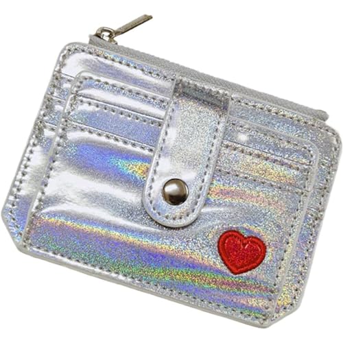HJDQMDHA Geldbörse Laser -Brieftasche Kompaktgrößen Kartenhalter Faltendesign Münzversand Mode Münzen Tasche für Schüler Schüler 12 * 9,2 cm Privat HJDQMDHA Geldbörse Laser -Brieftasche Kompaktgrößen Kartenhalter Faltendesign Münzversand Mode Münzen Tasche für Schüler Schüler 12 * 9,2 cm Privat von HJDQMDHA