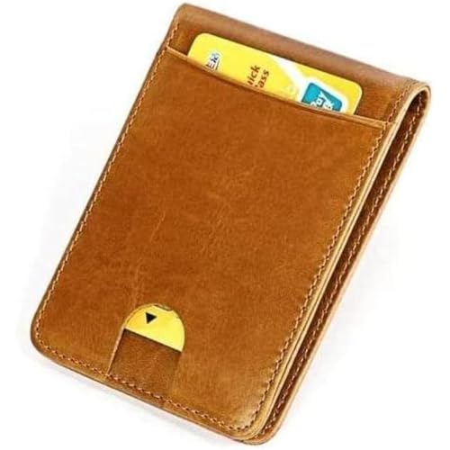 HJDQMDHA Geldbörse Leder Brieftasche RFID -geschützte Kartenhalterin für Männer Frauen Unisex Münzversand Retro Mode Münzen Tasche Privat HJDQMDHA Geldbörse Leder Brieftasche RFID -geschützte Kartenhalterin für Männer Frauen Unisex Münzversand Retro Mode Münzen Tasche Privat von HJDQMDHA