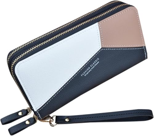 HJDQMDHA Geldbörse Long Ladies Wallet Doppelschichtkarte Halter großer Kapazität Kupplung Minimalistische Münzversuche Mode Reißverschlussmünzen Tasche Privat HJDQMDHA Geldbörse Long Ladies Wallet Doppelschichtkarte Halter großer Kapazität Kupplung Minimalistische Münzversuche Mode Reißverschlussmünzen Tasche Privat von HJDQMDHA