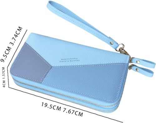 HJDQMDHA Geldbörse Long Ladies Wallet Doppelschichtkarte Halter großer Kapazität Kupplung Minimalistische Münzversuche Mode Reißverschlussmünzen Tasche Privat HJDQMDHA Geldbörse Long Ladies Wallet Doppelschichtkarte Halter großer Kapazität Kupplung Minimalistische Münzversuche Mode Reißverschlussmünzen Tasche Privat von HJDQMDHA