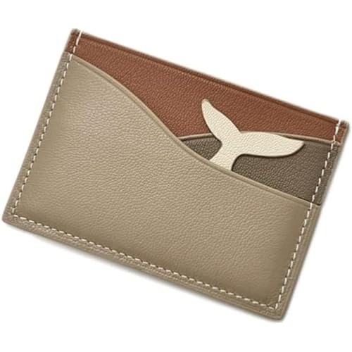 HJDQMDHA Geldbörse Schaffell -Wallet tragbare Kartenhalter Vintage Compact Size Münzen Geldmünzen Münzen Tasche für Frauen Privat von HJDQMDHA