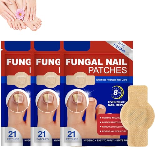 Pilz-Nagel-Patches, Fungal Nail Patches, Mehrzweck Nagelpilz Pflaster, Nagel Graben Reparaturpflaster, Zehennagel Korrektur Patch für Beschädigte Nägel und Erscheinungsbild Verfärbter Nägel (3) von HJJH