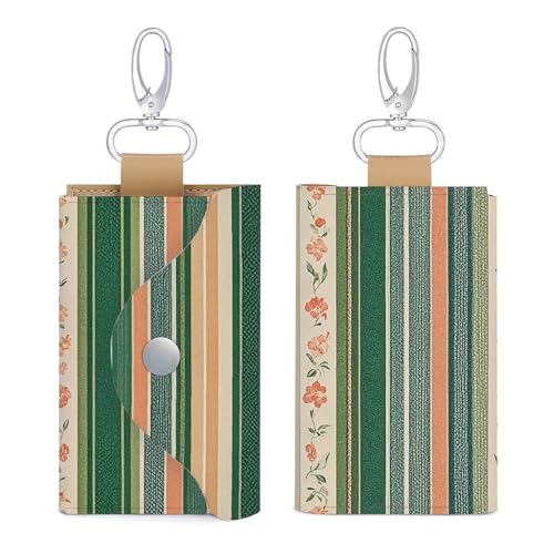 HJKBCV Leder-Autoschlüssel-Schutz, Mini-Streifen, Diebstahlschutz, wasserdicht, Kreditkartenschutz, Diebstahlschutztasche für Autoschlüssel, Bankkarten, Münzen, Stil, Einheitsgröße, Stil:, von HJKBCV