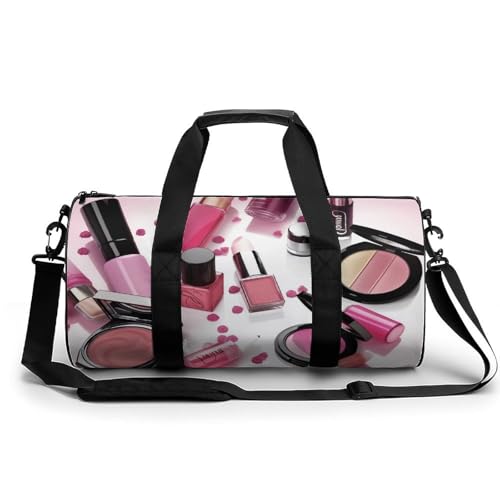 Sporttasche für Herren und Damen, moderne Kosmetiktasche, Reise-Turnbeutel, zylindrische Workout-Tasche, leichte Reisetasche, Reisetasche, für Basketball, Fußball, Wochenender, Stil, 45 cm/22,9 Sporttasche für Herren und Damen, moderne Kosmetiktasche, Reise-Turnbeutel, zylindrische Workout-Tasche, leichte Reisetasche, Reisetasche, für Basketball, Fußball, Wochenender, Stil, 45 cm/22,9 von HJKBCV