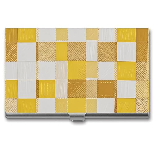 Visitenkartenetui aus Metall für Männer und Frauen, schlanke Tasche, Geldbörse, mehrere Brieftaschen, professioneller Kartenhalter für Namenskarte, Kreditkarte, Stil, Einheitsgröße, Stil:, von HJKBCV