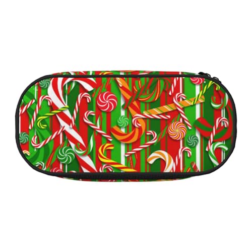 HJLUUFT Federmäppchen mit Aufdruck "Merry Christmas", Stifteetui, Organizer für Büro, Uni, Schule, den täglichen Gebrauch von HJLUUFT