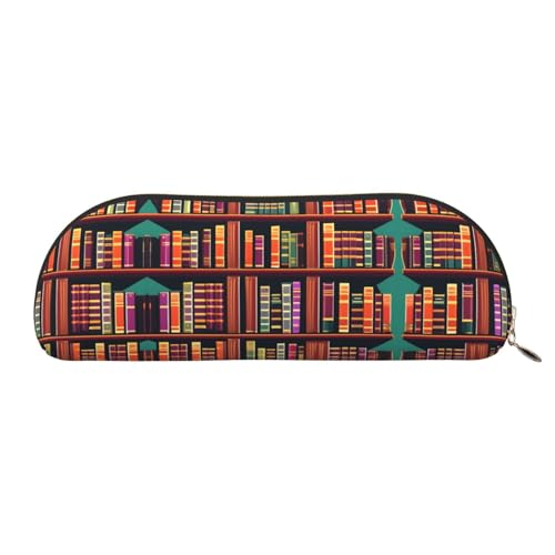 HJLUUFT Halbrunde Aufbewahrungstasche für Bibliotheks-Bücherregal – stilvolles Federmäppchen und leichte Make-up-Tasche, geeignet für Büro, Leben und Reisen, gold, Einheitsgröße, Kunst HJLUUFT Halbrunde Aufbewahrungstasche für Bibliotheks-Bücherregal – stilvolles Federmäppchen und leichte Make-up-Tasche, geeignet für Büro, Leben und Reisen, gold, Einheitsgröße, Kunst von HJLUUFT