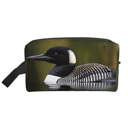 HJLUUFT Loon Nature Kulturbeutel mit Vogel-Aufdruck für Männer und Frauen, Reise-Kulturbeutel, Organizer für Erwachsene, Tür, Zimmer, Weiss/opulenter Garten, Einheitsgröße HJLUUFT Loon Nature Kulturbeutel mit Vogel-Aufdruck für Männer und Frauen, Reise-Kulturbeutel, Organizer für Erwachsene, Tür, Zimmer, Weiss/opulenter Garten, Einheitsgröße von HJLUUFT