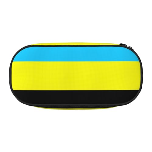HJLUUFT Make-up-Kosmetiktasche mit Flagge des Sultanats Burongan, Schreibwaren, Kawaii-Bleistift-Box, Gadget-Organizer-Tasche mit Reißverschluss von HJLUUFT