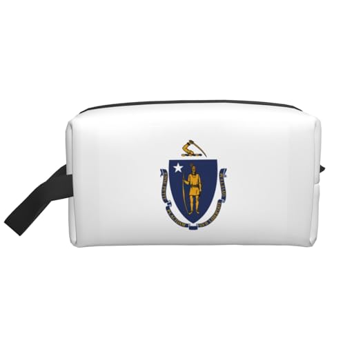 HJLUUFT Massachusetts Kulturbeutel mit Staatsflaggen-Aufdruck für Männer und Frauen, Reisen, Kulturbeutel, Organizer für Erwachsene, Tür, Zimmer, Weiss/opulenter Garten, Einheitsgröße HJLUUFT Massachusetts Kulturbeutel mit Staatsflaggen-Aufdruck für Männer und Frauen, Reisen, Kulturbeutel, Organizer für Erwachsene, Tür, Zimmer, Weiss/opulenter Garten, Einheitsgröße von HJLUUFT