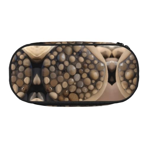 HJLUUFT Petoskey und Steinen Print Make-up Kosmetiktasche Schreibwaren Kawaii Bleistift Box Tasche Gadget Organizer Tasche mit Reißverschluss von HJLUUFT