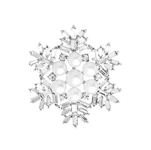 Stifte Brooch Brooches Snow Pearl Brooch Femal Exquisite Niche Design Sense Coat Suit Pin Clothing Accessories Brooch Pins Fashion Decoration von HJRHZM