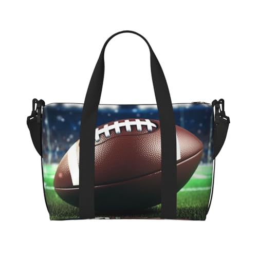 Reisetasche für Damen und Herren, verstellbar, großes Fassungsvermögen, Wochenendtasche, Übernachtungstasche, Handgepäcktasche, wasserdicht, Sport, Turnbeutel für Reisen, Yoga, American Football, Reisetasche für Damen und Herren, verstellbar, großes Fassungsvermögen, Wochenendtasche, Übernachtungstasche, Handgepäcktasche, wasserdicht, Sport, Turnbeutel für Reisen, Yoga, American Football, von HJRT