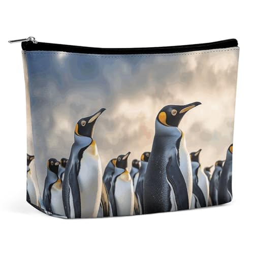 HJUQNGF Fox in The Woods Kosmetiktasche, tragbar, Kulturbeutel, großes Fassungsvermögen, Reise-Make-up-Tasche, Beauty-Make-up-Organizer für Shampoo, Conditioner, Pinsel-Set, Make-up-Zubehör von HJUQNGF