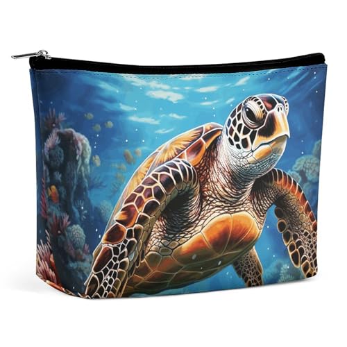 HJUQNGF Fox in The Woods Kosmetiktasche, tragbar, Kulturbeutel, großes Fassungsvermögen, Reise-Make-up-Tasche, Beauty-Make-up-Organizer für Shampoo, Conditioner, Pinsel-Set, Make-up-Zubehör von HJUQNGF