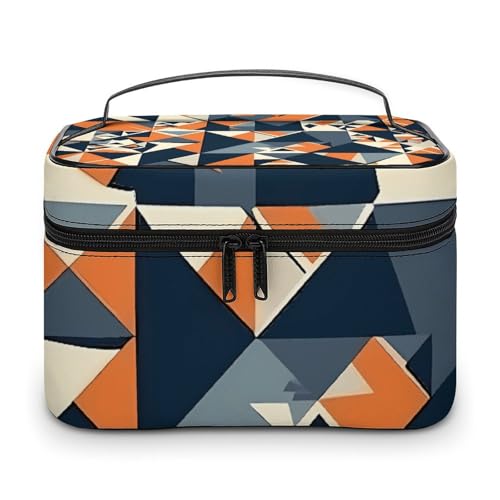 HJUQNGF Kosmetiktasche, tragbar, eine Reihe von Meerestieren, Kulturbeutel, großes Fassungsvermögen, Reise-Make-up-Tasche, Beauty-Make-up-Organizer für Shampoo, Conditioner, Pinsel-Set, von HJUQNGF