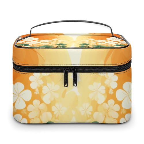 HJUQNGF Kosmetiktasche, tragbar, romantisches Fuchsmuster, Kulturbeutel, großes Fassungsvermögen, Reise-Make-up-Tasche, Beauty-Make-up-Organizer für Shampoo, Conditioner, Pinsel-Set, Make-up-Zubehör, von HJUQNGF